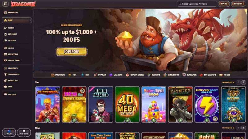 Xon Casino pokies selection for NZ